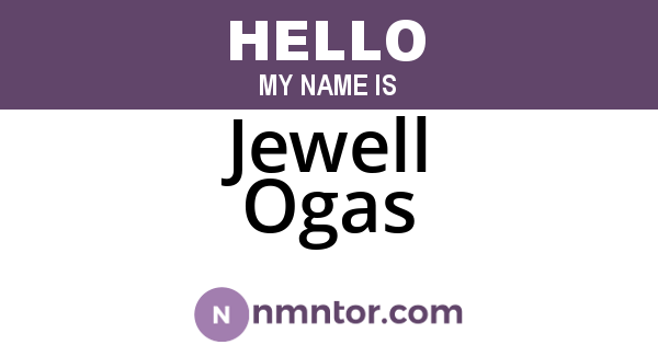 Jewell Ogas