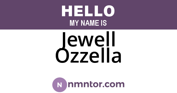 Jewell Ozzella