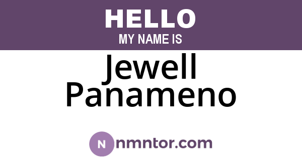 Jewell Panameno