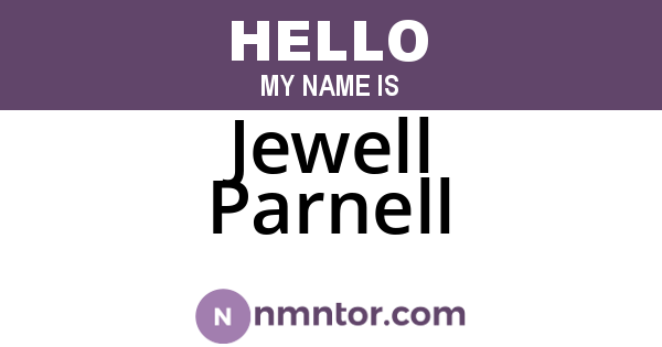 Jewell Parnell