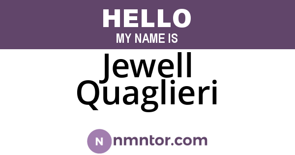 Jewell Quaglieri