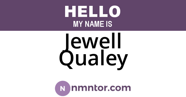 Jewell Qualey