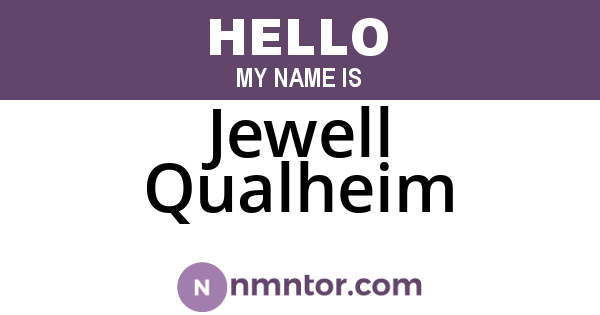 Jewell Qualheim