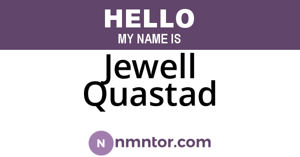 Jewell Quastad