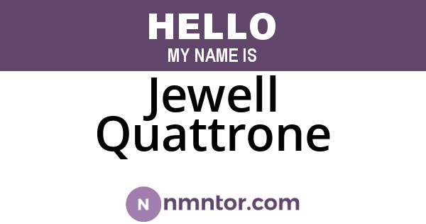 Jewell Quattrone