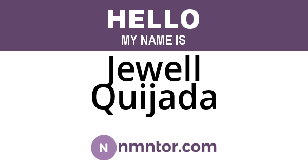 Jewell Quijada