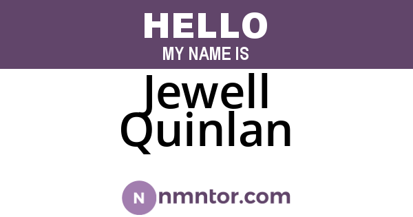 Jewell Quinlan