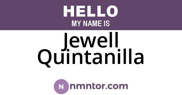 Jewell Quintanilla