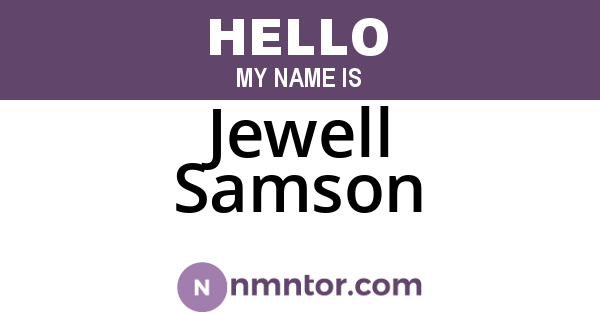 Jewell Samson