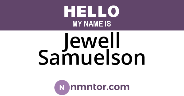 Jewell Samuelson