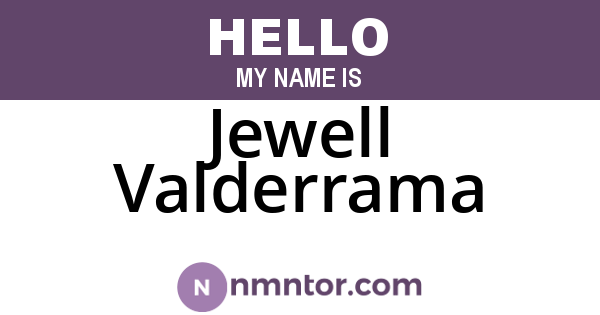 Jewell Valderrama