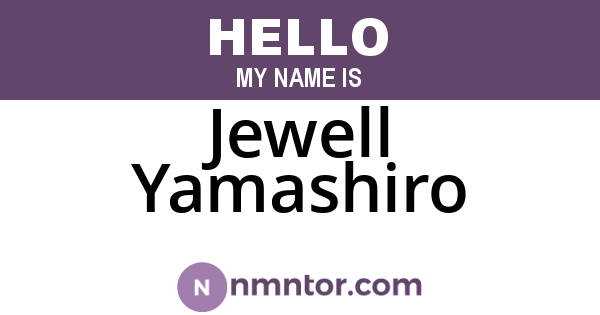 Jewell Yamashiro