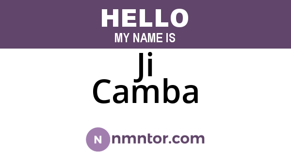 Ji Camba