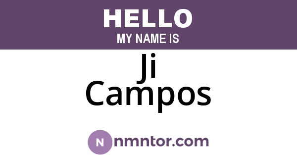 Ji Campos
