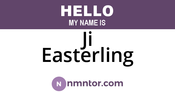 Ji Easterling