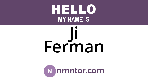 Ji Ferman