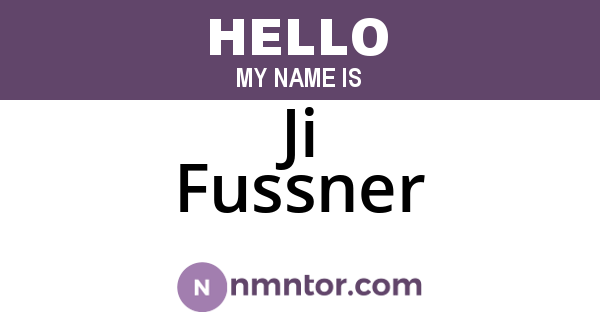 Ji Fussner