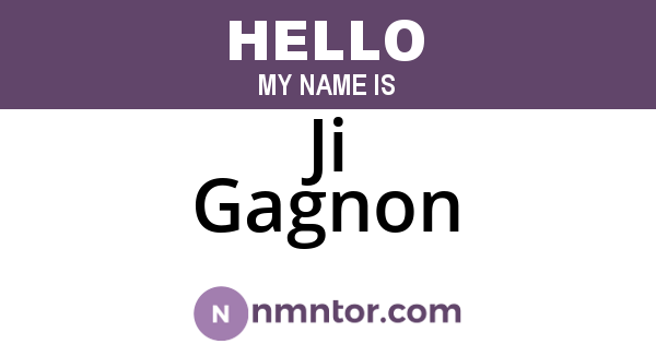 Ji Gagnon