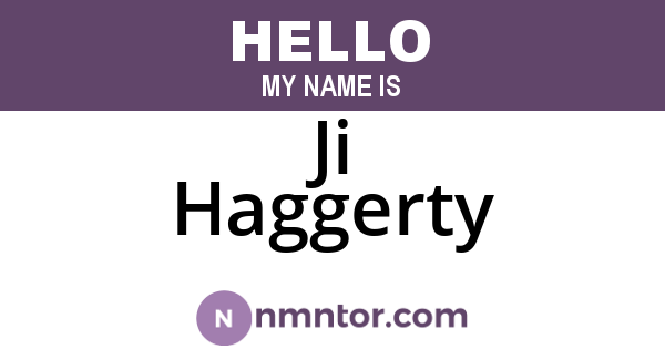 Ji Haggerty