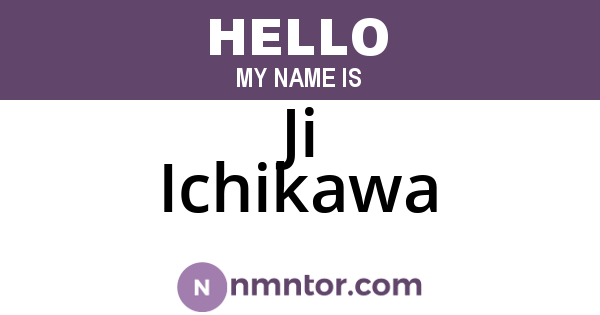 Ji Ichikawa