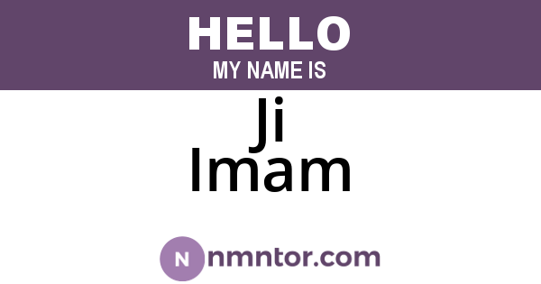 Ji Imam
