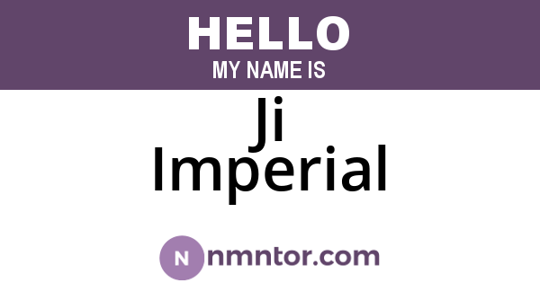 Ji Imperial