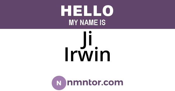 Ji Irwin