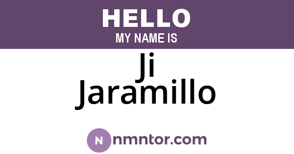 Ji Jaramillo