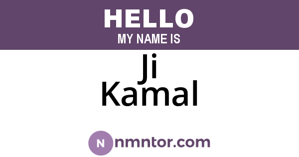 Ji Kamal