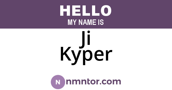 Ji Kyper