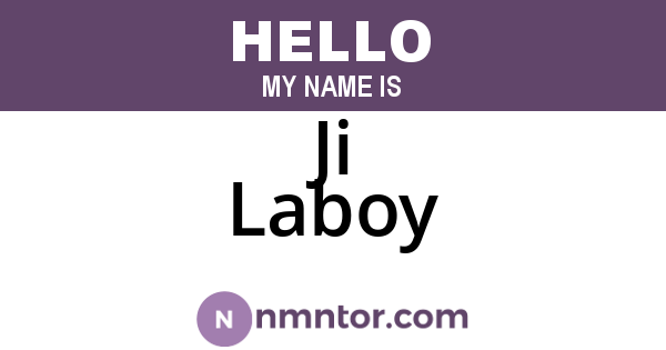 Ji Laboy