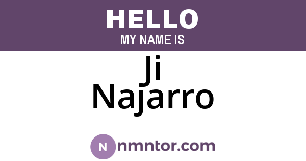 Ji Najarro