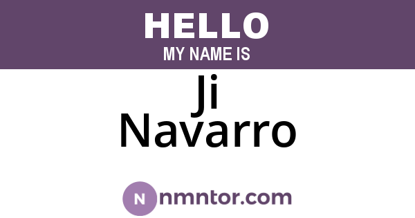 Ji Navarro