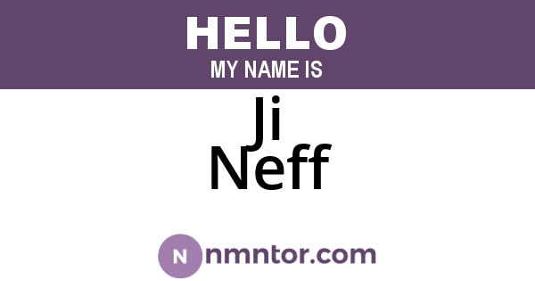 Ji Neff
