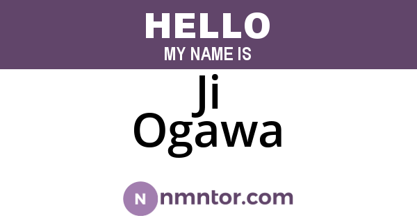 Ji Ogawa