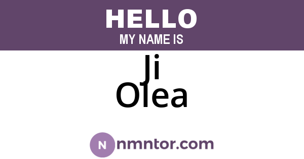 Ji Olea