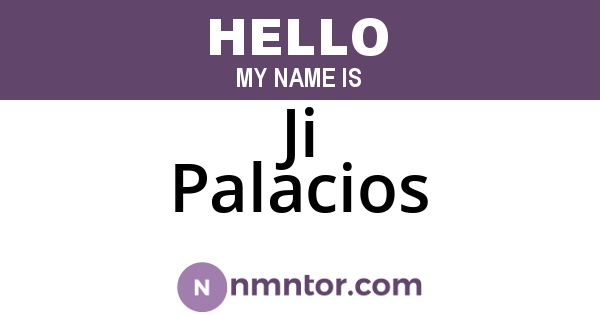 Ji Palacios