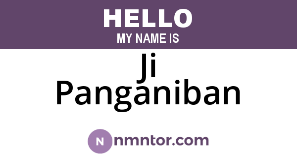 Ji Panganiban