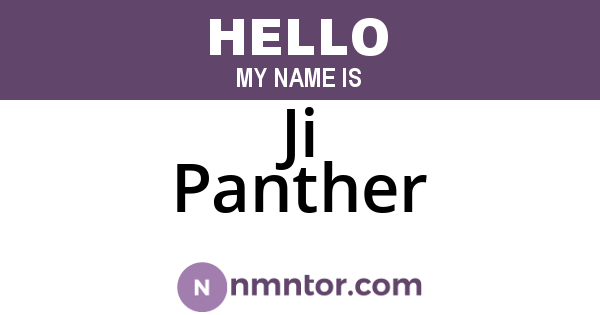 Ji Panther