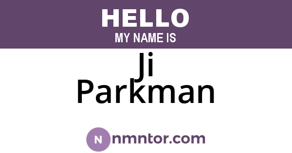 Ji Parkman