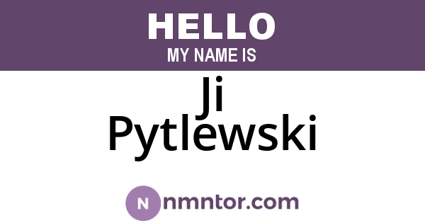 Ji Pytlewski