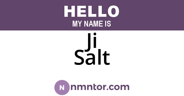 Ji Salt