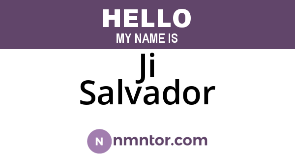 Ji Salvador