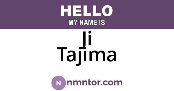 Ji Tajima
