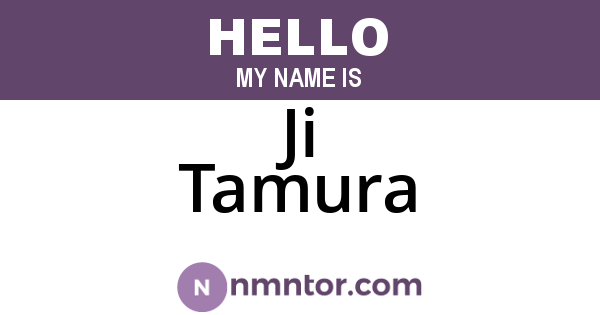 Ji Tamura