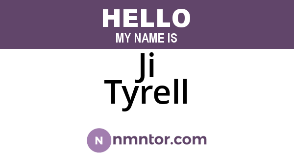 Ji Tyrell