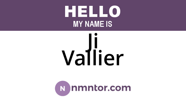 Ji Vallier