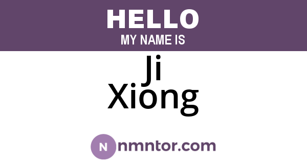 Ji Xiong