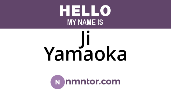 Ji Yamaoka