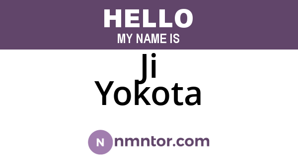 Ji Yokota